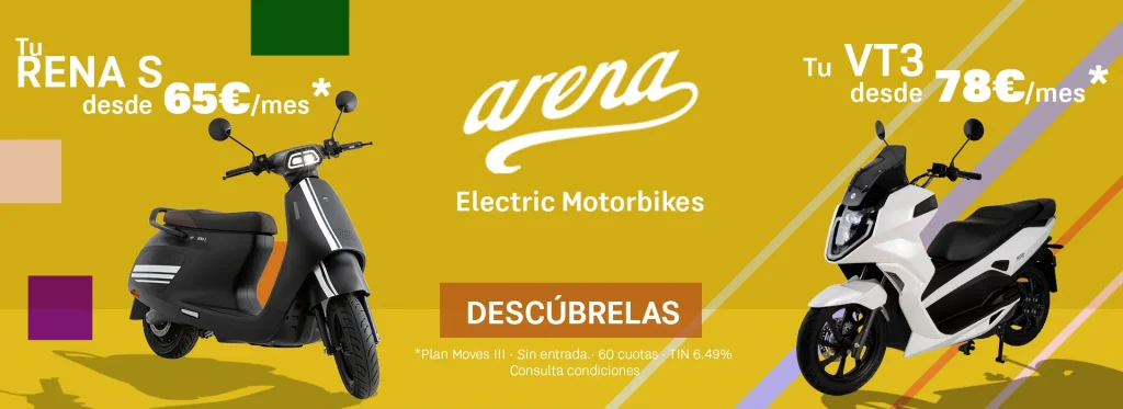 Arena Motos eléctricas campaña noviembre 2022