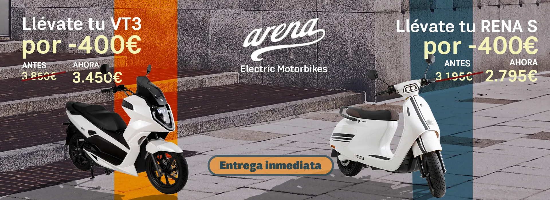 Arena motos eléctricas Llévate tu VT3 - RENA S por -400€
