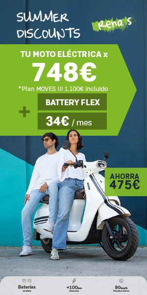 Arena Rena S - Tu moto eléctrica por 748€ + Battery Flex 34€/mes